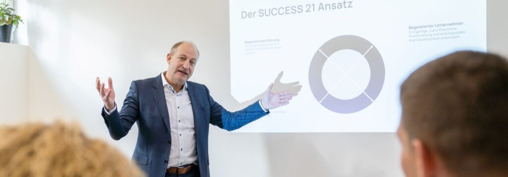 Peter Züger präsentiert das Wachstumskonzept